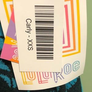 NWT LULAROE XXS jacquard carly